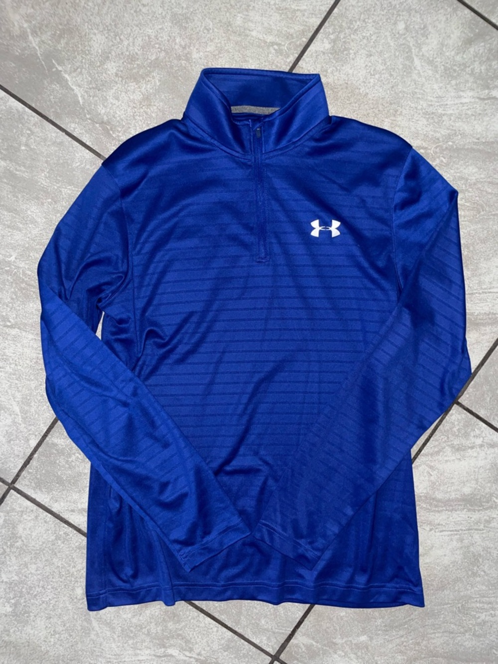 Under Armour Blue Quarter-Zip Athletic Pullover